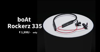 boAt Rockerz 335 wireless neckband launched for Rs 1999