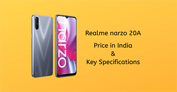 Realme Narzo 20A Price in India September 2020