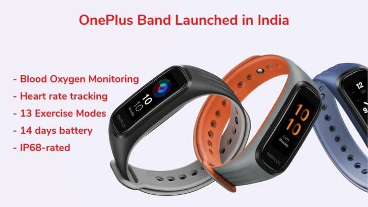 OnePlus band price in India at Rs 2,499