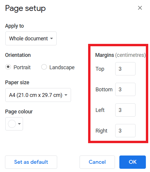 How to change Margins in Google Docs ProTechnoid