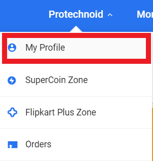 Flipkart My Profile