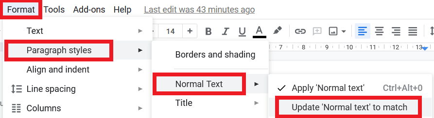 update-normal-text-to-match-google-docs