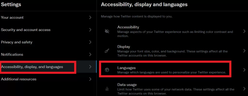 change-twitter-language-settings
