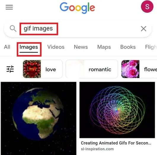 Google Images GIF Collection