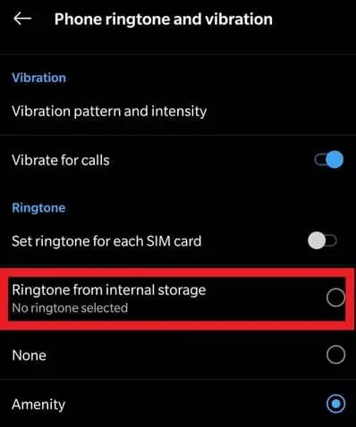 set-custom-ringtone-from-internal-storage