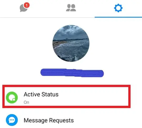 Active status settings