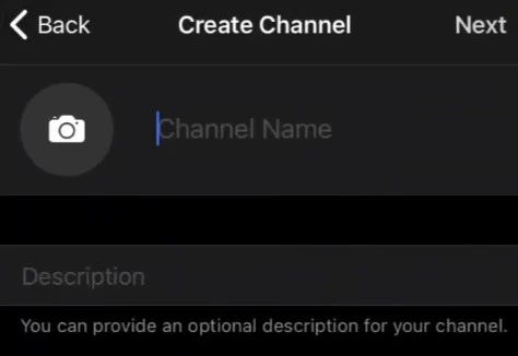 Create Channel on telegram