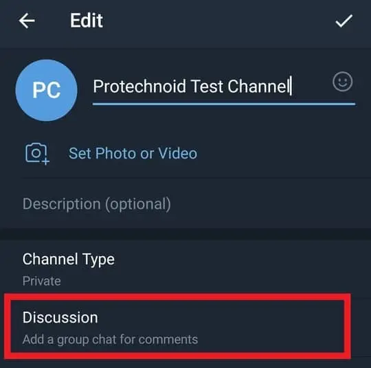 Telegram Channel Discussion