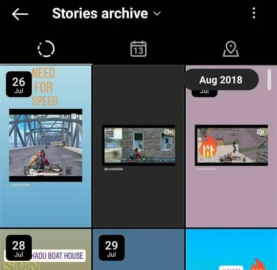 See old Instagram Stories