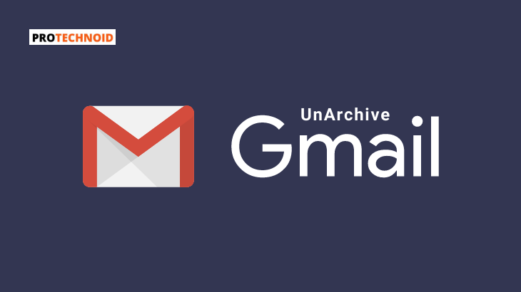 How to unarchive gmail