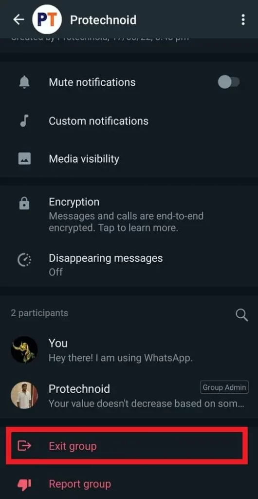 Exit-whatsapp-group