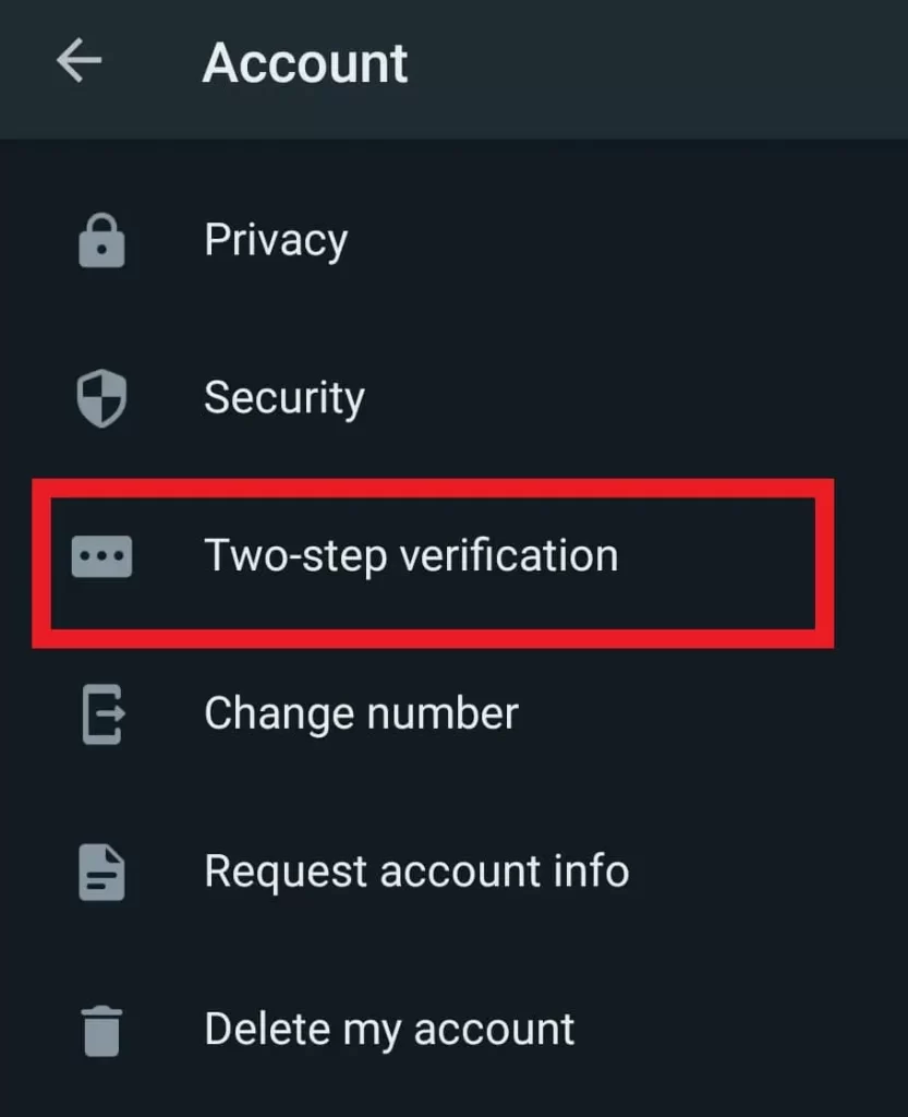 Select-whatsapp-two-step-verification