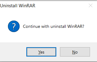 Select-yes-uninstall-winrar-windows-10