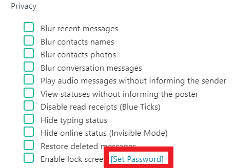 Set-password-for-whatsapp-web