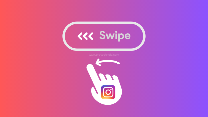 How to half swipe on Instagram
