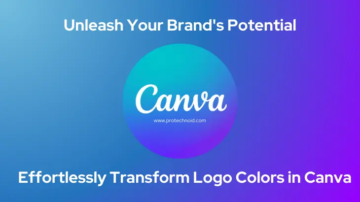 How to change the color of a logo in Canva