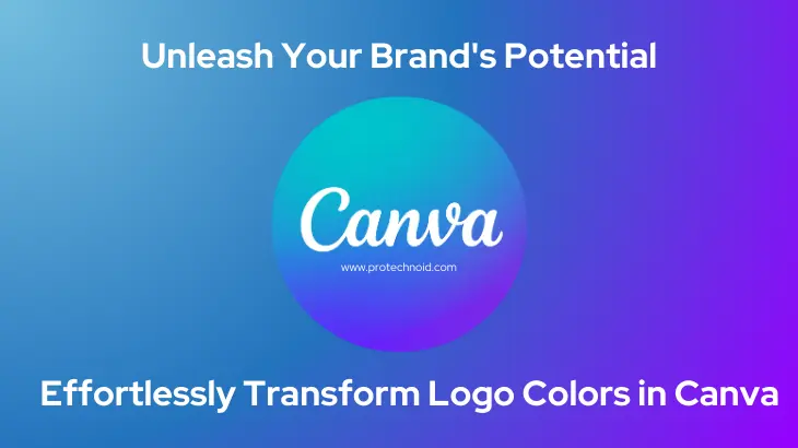 learn how to change the color of logo in canva